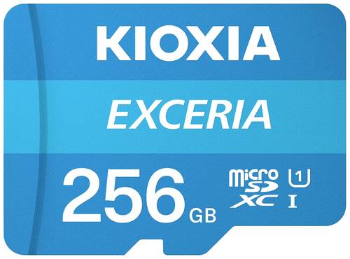 Kioxia EXCERIA microSDXC-Karte 256GB UHS-I stoßsicher, Wasserdicht von Kioxia