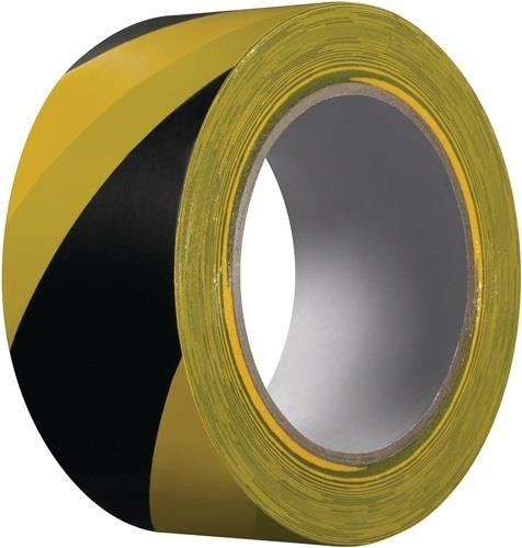 Kip Warnband Extra 339 PVC schwarz/gelb L.33m B.50mm Rl. 339-57 von Kip