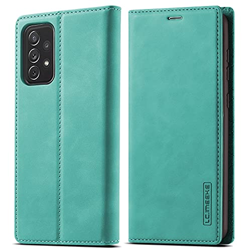 Handyhülle für Samsung Galaxy A52s 5G Hülle [Mit 2 Schutzfolie] Handyhülle für Samsung A52s 5G Hülle Klappbar Flip Case Cover Leder Schutzhülle Klapphülle für Galaxy A52/A52s 5G, Hülle A52s 5G Samsung von Kiskisy