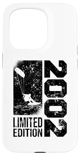 Hülle für iPhone 15 Pro Kitesurfing Geburtstag Jahrgang 2002 geboren Kitesurfer von Kitesurfing Zubehör Geschenke Shirts