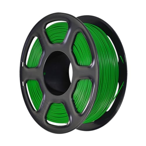 Kivvlbzeq 3D-Drucker-Filament, PETG-Filament, 1,75 mm Filament für 3D-Drucker, 1 Kg Spule, PETG, GrüN von Kivvlbzeq