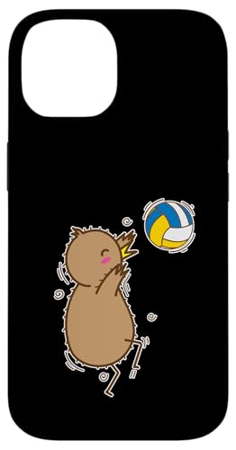 Hülle für iPhone 14 Kiwi Bird spielt Volleyball von Kiwi Bird Kiwi Fruit Fruit Ratite Maori New