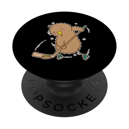 Kiwi Bird spielt Hockey PopSockets Klebender PopGrip von Kiwi Bird Kiwi Fruit Fruit Ratite Maori New