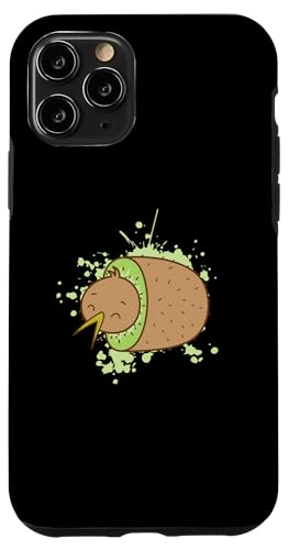 Hülle für iPhone 11 Pro Kiwi Vogel trifft Kiwi Frucht verspielte Natur von Kiwi Bird Kiwi fruit Fruit Ratite Maori New