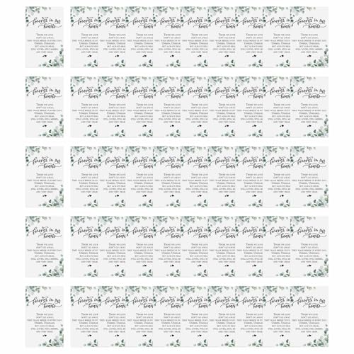 50 Stück Pflanzen-Blatt-Verlust-Gebetskarten, Trostkarte zum Ausdruck von Beileid und Gebeten während des Trauerverlusts von Klaisy