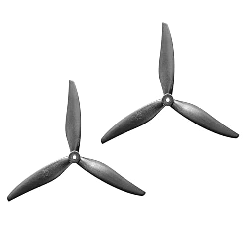 Klaisy 1 Paar oder 2 Paar 3-Flügel-Requisiten für Quadcopter-Propeller, leichtes Design, Rennflugpropeller Klaisy 1 Paar oder 2 Paar 3-Flügel-Requisiten für Quadcopter-Propeller, leichtes Design, Rennflugpropeller von Klaisy
