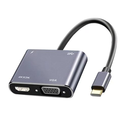 USB C Adapter Multiports Adapter Tragbarer Typ-C Konverter USB C Hubs mit USB 3.0 Port von Klaisy