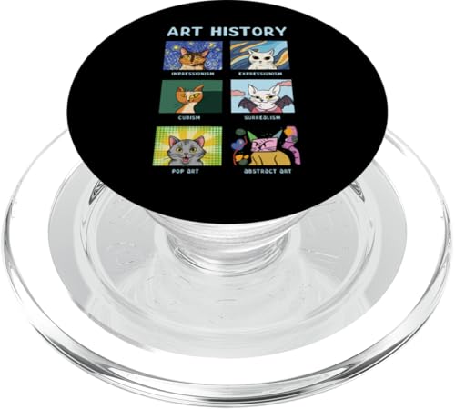 Kunstgeschichte Katzen Bildende Kunst Katze Für Kunstsammler PopSockets PopGrip für MagSafe von Klassische Kunst Memes Designs