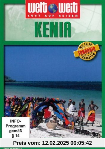 Kenia (Reihe: welt weit) mit Bonusfilm Tansania (1 DVD, Länge: ca. 81 Min.) von Klaus Kamphausen