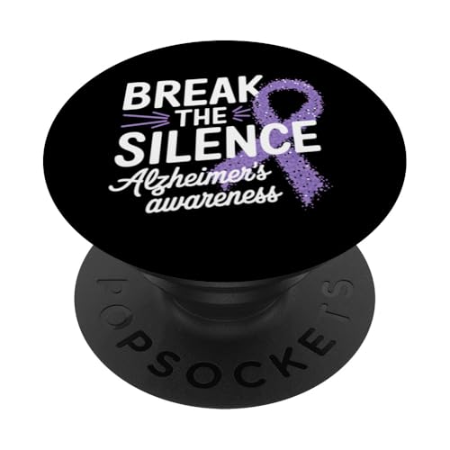 Alzheimer-Bewusstsein PopSockets Klebender PopGrip von Kleidung Zur Unterstützung Und Sensibilisierung