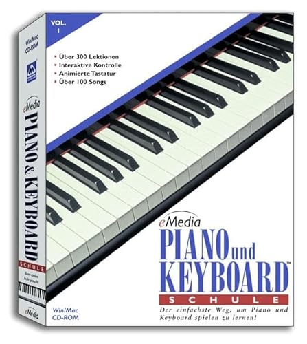eMedia Klavier- und Keyboard Schule Vol. 1, Version 2. Windows Vista, XP und Mac OS X 10.4 von Klemm