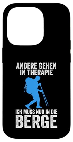 andere gehen in Therapie ich muss nur in die Berge Berge Hülle für iPhone 14 Pro von Klettern & Klettertrainer Geschenke