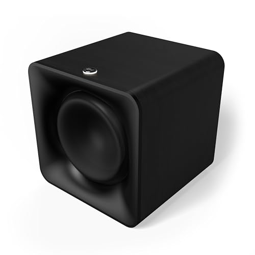 Klipsch, Flexus SUB 100 kabelloser Subwoofer, Schwarz, nur kompatibel mit Flexus Soundbar von Klipsch