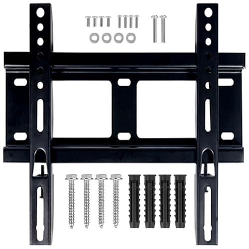 Schlanke TV-Wandhalterung, kleine TV-Wandhalterung, 61 cm, TV-Wandhalterung 81.3 cm, 101.6 cm, TV-Wandhalterung, gebogene flache TV-Wandhalterung, für 35,200 mm, TV-Wandeinheiten für Wohnzimmer von Kliware