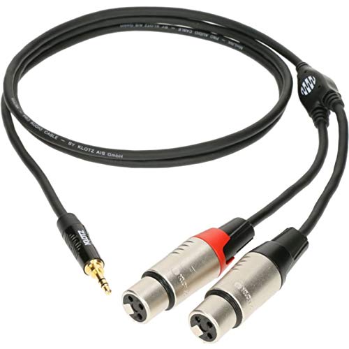 Klotz KY8-180 Y-Cable XLR female 1,8m - Insert Kabel Klotz KY8-180 Y-Cable XLR female 1,8m - Insert Kabel von Klotz
