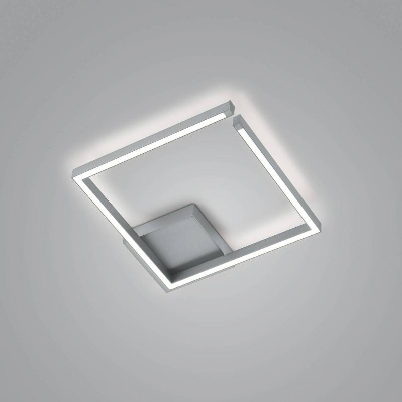 LED-Deckenleuchte Yoko, up/down, 40x40 cm, nickel von Knapstein