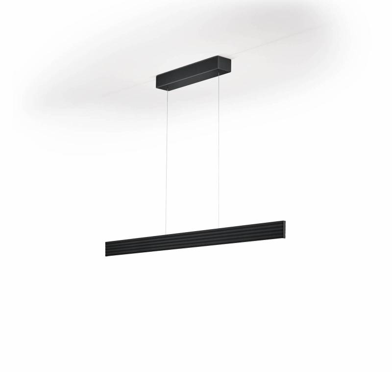 LED-Hängeleuchte Fara, up/down Länge 112cm schwarz von Knapstein