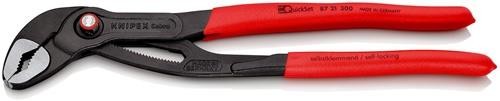 Knipex Wasserpumpenzange Cobra® L.300mm Spann-W.60mm pol.Ku.-Überzug Quick Set von Knipex-Werk