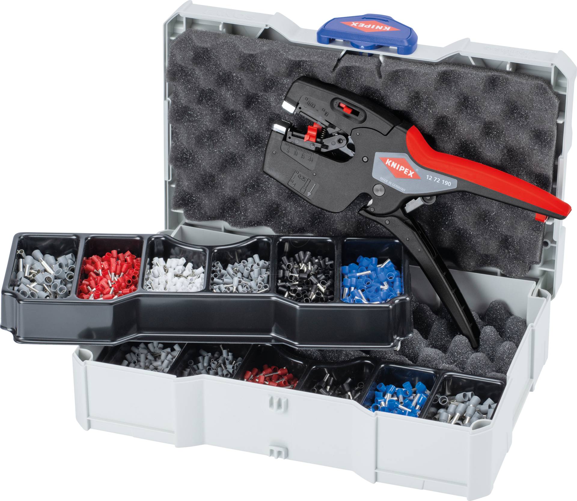 KN 97 90 27 - Crimpzangensortiment NexStrip, Aderendhülsen KN 97 90 27 - Crimpzangensortiment NexStrip, Aderendhülsen von Knipex