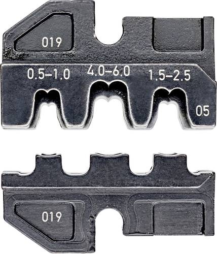 Knipex 97 49 05 Crimpeinsatz Unisolierte, offene Steckverbinder geeignet für Steckerbreite 2.8/6.3m von Knipex
