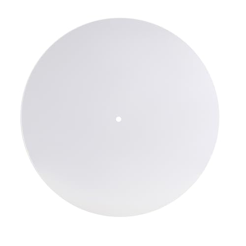 Knnuey 300 mm X 3 mm Acryl-Rutschmatte für Phonographen, Plattenspieler, Vinyl, Antistatisch, Praktisch, für Disc-Player, LP-Matte, Vinyl-Schallplattenunterlage, A von Knnuey