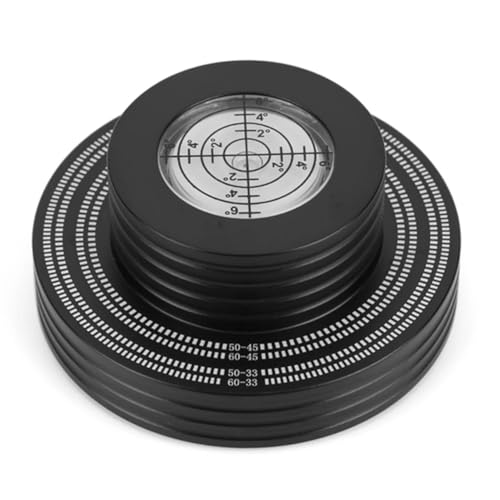 Knnuey Schallplattengewicht LP Vinyl Schallplattenklemme Plattenspieler Stabilisator Vibration Player Zubehör Schwarz von Knnuey