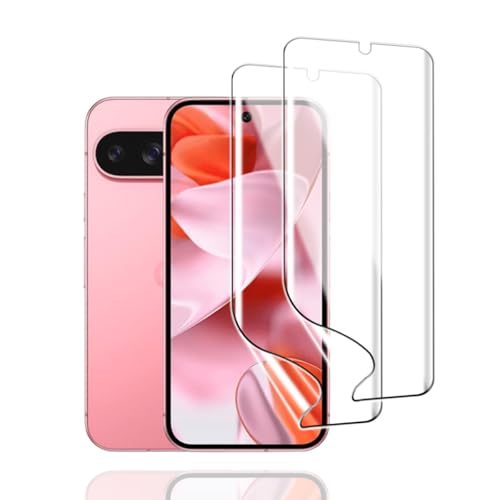 KoasVonson Displayschutzfolie für Google Pixel 9, 2 Stück TPU Schutzfolie Weiche HD Klar Flexible Transparente Hydrogel Folie TPU Film von KoasVonson