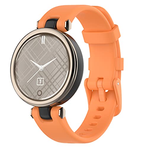 Kobmand Armband Kompatibel Garmin Lily,Ersatz Silikon Band für Garmin Lily (Orange) von Kobmand