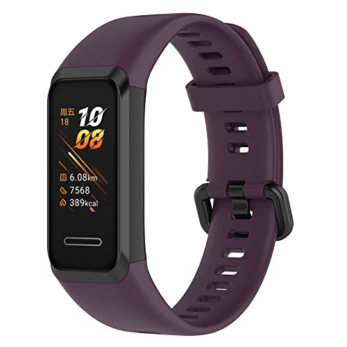 Kobmand Armband Kompatibel mit Huawei Band 4/Honor Band 5i,Ersatz Silikonarmband für Huawei Band 4 (Rosenholz) von Kobmand