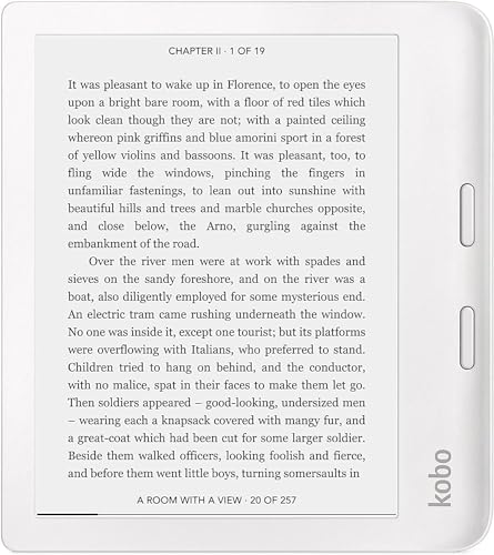 Kobo Libra 2 | Weiß eReader | Wasserdichter 7-Zoll-Touchscreen | Blendfrei | Anpassbare Helligkeit und Farbtemperatur | Blaulichtreduzierung | eBooks | WLAN | 32GB Speicher | Carta E Ink-Technologie von Kobo