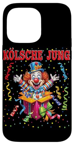 Hülle für iPhone 14 Pro Max Clown Karneval Kostüm Clownskostüm Faschingskostüme Kinder von Kölsche Jung Clown Karneval Kostüm Clownskostüm