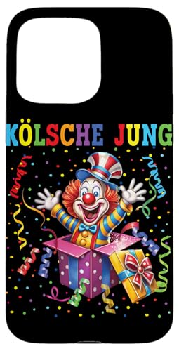 Hülle für iPhone 15 Pro Max Clown Karneval Kostüm Clownskostüm Faschingskostüme Kinder von Kölsche Jung Clown Karneval Kostüm Clownskostüm