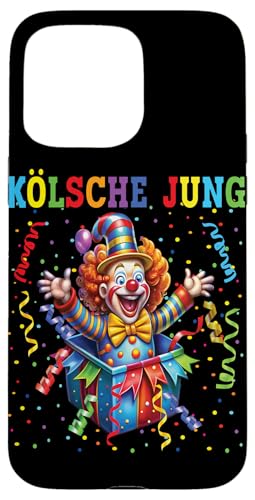 Hülle für iPhone 15 Pro Max Clown Karneval Kostüm Clownskostüm Faschingskostüme Kinder von Kölsche Jung Clown Karneval Kostüm Clownskostüm