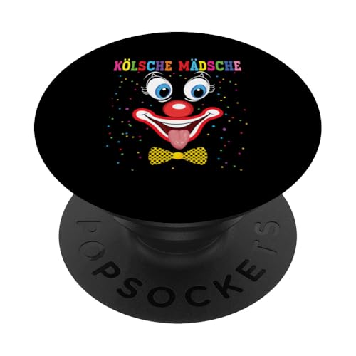 Clown Karneval Kostüm Clownskostüm Faschingskostüme Kinder PopSockets Klebender PopGrip von Kölsche Mädsche Clown Karneval Kostüm Clownskostüm