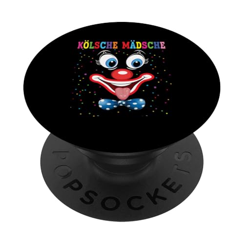 Clown Karneval Kostüm Clownskostüm Faschingskostüme Kinder PopSockets Klebender PopGrip von Kölsche Mädsche Clown Karneval Kostüm Clownskostüm