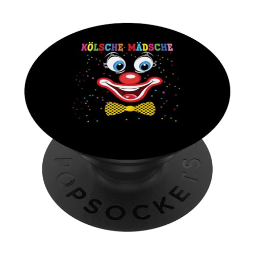 Clown Karneval Kostüm Clownskostüm Faschingskostüme Kinder PopSockets Klebender PopGrip von Kölsche Mädsche Clown Karneval Kostüm Clownskostüm