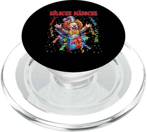 Clown Karneval Kostüm Clownskostüm Faschingskostüme Kinder PopSockets PopGrip für MagSafe von Kölsche Mädsche Clown Karneval Kostüm Clownskostüm