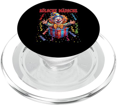 Clown Karneval Kostüm Clownskostüm Faschingskostüme Kinder PopSockets PopGrip für MagSafe von Kölsche Mädsche Clown Karneval Kostüm Clownskostüm