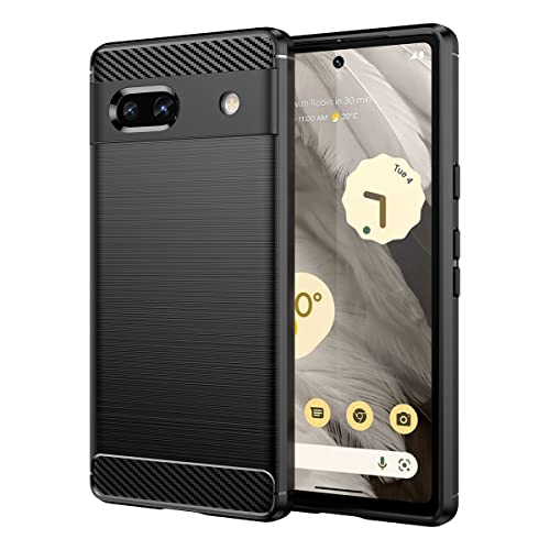 König Design Hülle, Handyhülle für Google Pixel 7a Case Ultra Dünn Slim, Kratzfest Case Schutzhülle Hülle für Google Pixel 7a (Schwarz) von König Design