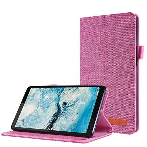 König Design Schutzhülle kompatibel mit Lenovo Tab M7 Hülle Case Tasche Klapphülle, Farbe:Rosa von König Design