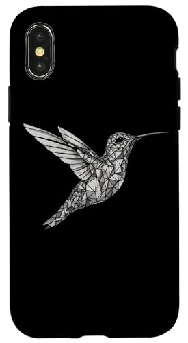 Hülle für iPhone X/XS Kolibri Polygon Ornithologie - Vogel Ornithologe Kolibri von Kolibri Geschenke & Ideen