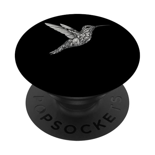 Kolibri Polygon Ornithologie - Vogel Ornithologe Kolibri PopSockets mit austauschbarem PopGrip von Kolibri Geschenke & Ideen