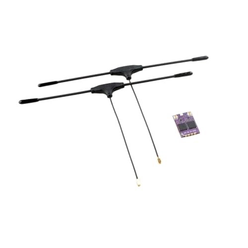 Komdndht ES900 DUAL RX ELRS Diversity-EmpfäNger 868 MHz, Integrierter TCXO für RC-Flugzeuge, FPV-Drohnen mit GroßEr Reichweite, DIY-Teile von Komdndht