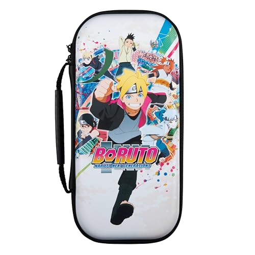 Konix Boruto Naruto Next Generations Schutzhülle und Transporttasche World für Nintendo Switch, Switch Lite und Switch OLED - Boruto Konoha Motiv von Konix