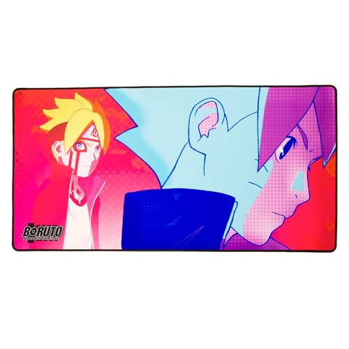 Konix Boruto Naruto Next Generations Gaming-Mauspad XXL 90 x 46 cm - rutschfeste Gummibasis von Konix