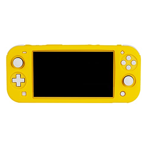 Konix Mythics Schutzhülle für Nintendo Switch Lite-Konsole, Silikon, Gelb von Konix