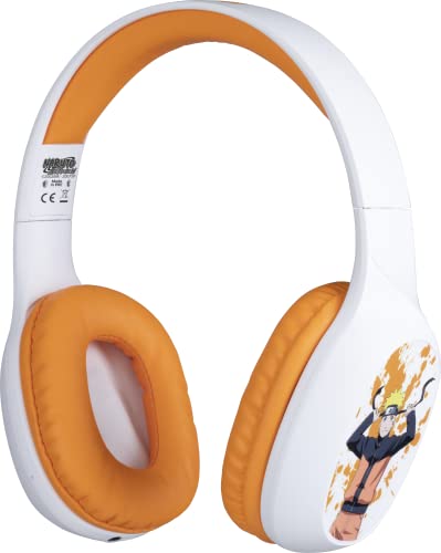 Konix Naruto Shippuden Kabelloser Bluetooth 5.3-Kopfhörer für Smartphones und Tablets - 30 Std. Wiedergabezeit - 3,5-mm-Klinkenkabel - Naruto-Motiv von Konix