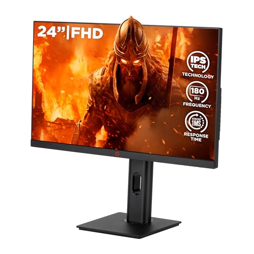 Konix Nova 24“ Gaming-Monitor PC, PS4, PS5, Switch, Xbox - Full HD 1.080 px - 180 Hz - 1 ms - FreeSync - HDMI - DisplayPort - IPS-Panel von Konix