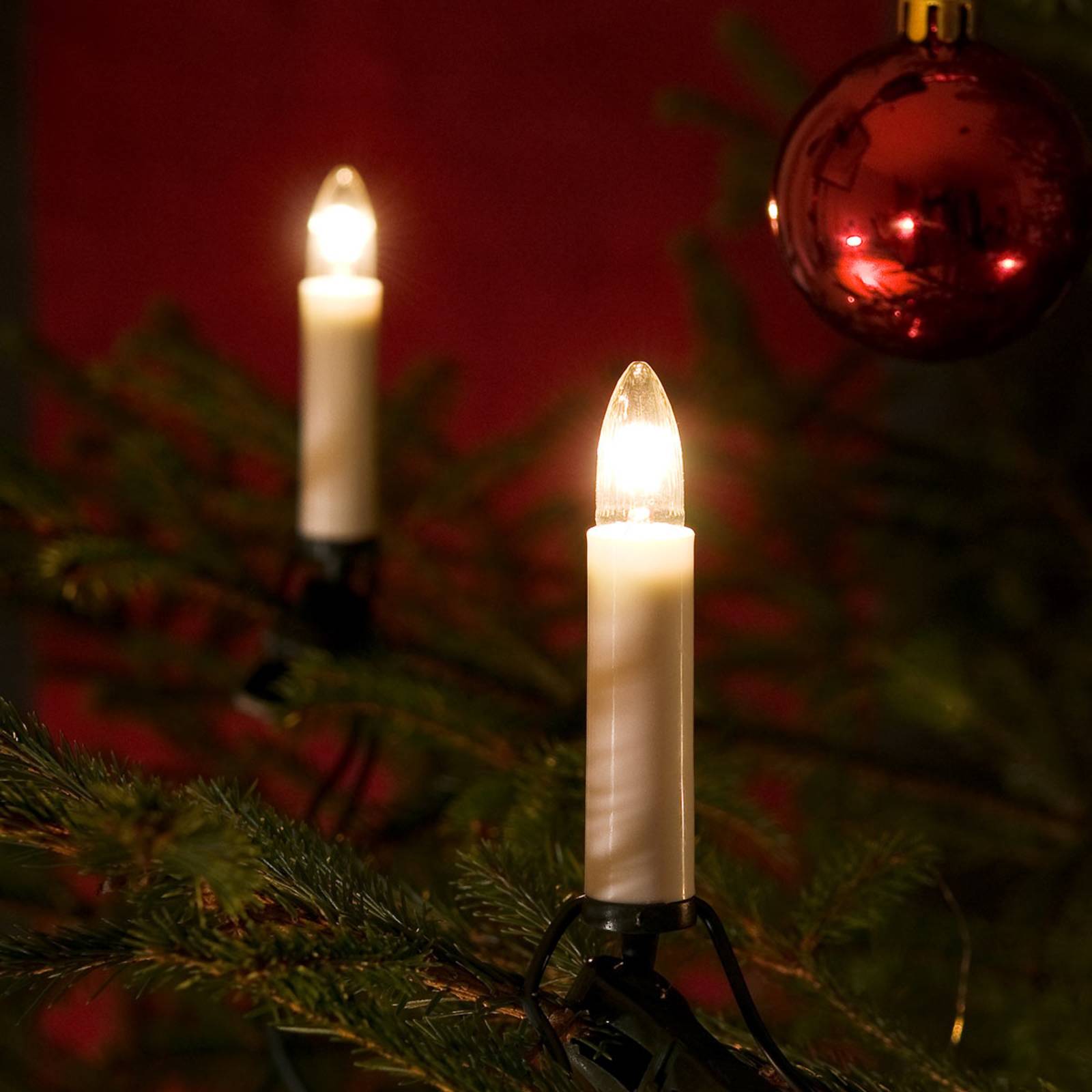 25-flammige Baumkette mit Topbirnen - Innen 18,3m von Konstsmide Christmas