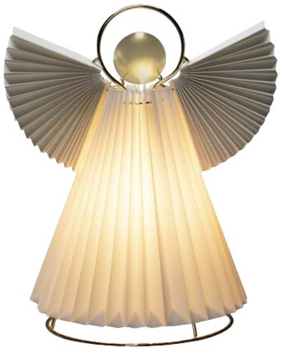 Konstsmide 1809-202 LED-Silhouette Engel Creme-Weiß mit Schalter von Konstsmide